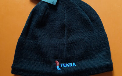 czapka zimowa dla firmy TEKRA, producenta wysięgników do dźwigów samojezdnych