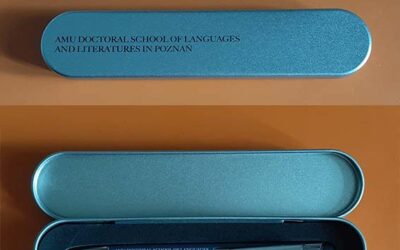 długopis metalowy dla Szkoły Doktorskiej Nauk o Języku i Literaturze