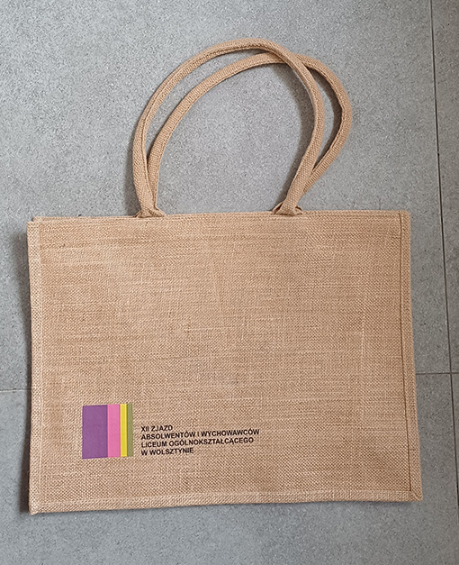 Torba z juty na Zjazd Absolwentów LO w Wolsztynie